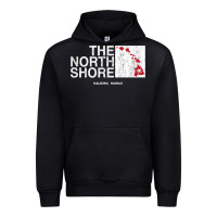 Black hawaii islands north shore haleiwa vintage style t shirt Urban Hoodie - linhVisuals