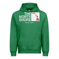 Emerald hawaii islands north shore haleiwa vintage style t shirt Urban Hoodie - linhVisuals