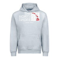 Heather Grey hawaii islands north shore haleiwa vintage style t shirt Urban Hoodie - linhVisuals