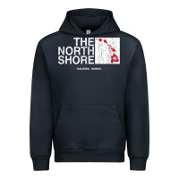 Navy hawaii islands north shore haleiwa vintage style t shirt Urban Hoodie - linhVisuals