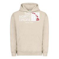 Pigment French Oak hawaii islands north shore haleiwa vintage style t shirt Urban Hoodie - linhVisuals