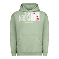 Pigment Oil Green hawaii islands north shore haleiwa vintage style t shirt Urban Hoodie - linhVisuals