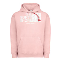 Pigment Salmon hawaii islands north shore haleiwa vintage style t shirt Urban Hoodie - linhVisuals