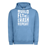Pigment Pebble Blue drone tshirt shirts for multicopter boy men kids fpv pilot t shirt Urban Hoodie - linhVisuals