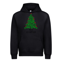 Black hawaiian christmas tree mele kalikimaka hawaii tropical t shirt Urban Hoodie - linhVisuals