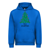 Cobalt hawaiian christmas tree mele kalikimaka hawaii tropical t shirt Urban Hoodie - linhVisuals