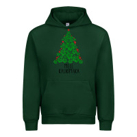 Forest Green hawaiian christmas tree mele kalikimaka hawaii tropical t shirt Urban Hoodie - linhVisuals