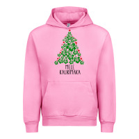 Fuchsia Pink hawaiian christmas tree mele kalikimaka hawaii tropical t shirt Urban Hoodie - linhVisuals