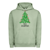 Pigment Oil Green hawaiian christmas tree mele kalikimaka hawaii tropical t shirt Urban Hoodie - linhVisuals