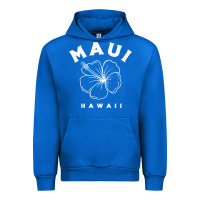 Cobalt hawaii flower for women hibiscus maui hawaii t shirt Urban Hoodie - linhVisuals