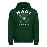 Forest Green hawaii flower for women hibiscus maui hawaii t shirt Urban Hoodie - linhVisuals