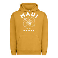Pigment Peanut Butter hawaii flower for women hibiscus maui hawaii t shirt Urban Hoodie - linhVisuals