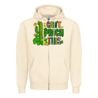Sandshell cant pinch this with clovers Zipper Hoodie - AdoDesignShop