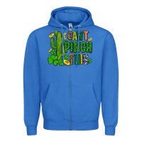 True Royal cant pinch this with clovers Zipper Hoodie - AdoDesignShop