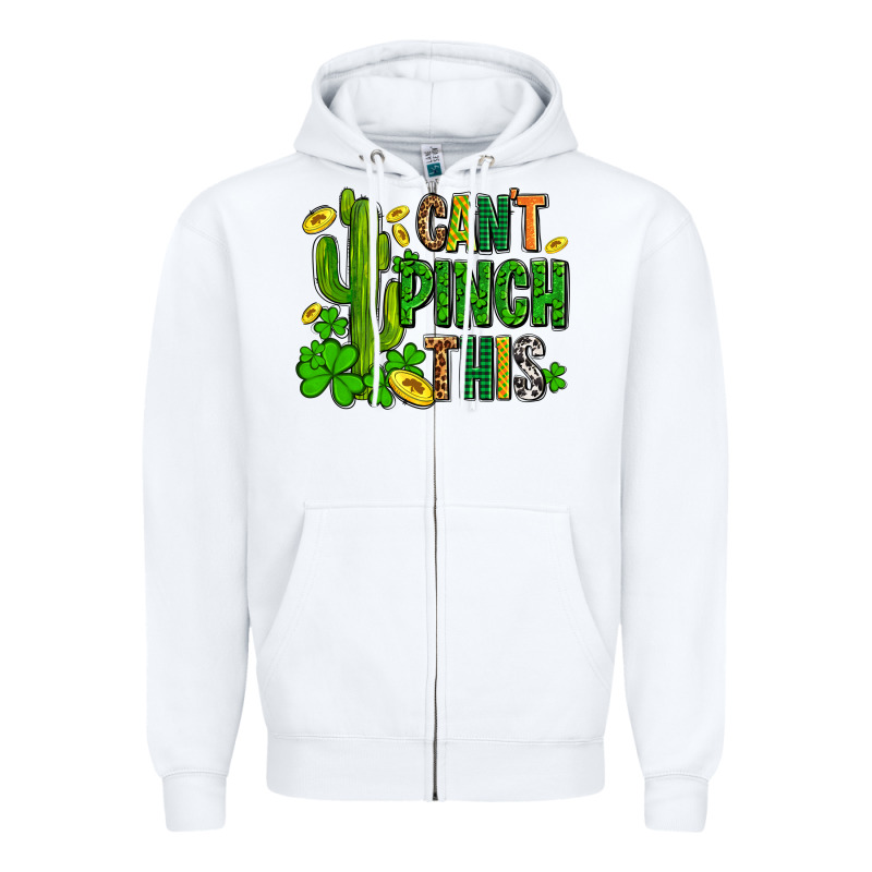 Cant Pinch This With Clovers Zipper Hoodie by AdoDesignShop | Teevron