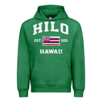 Emerald hilo hawaii hi vintage state athletic style t shirt Urban Hoodie - linhVisuals