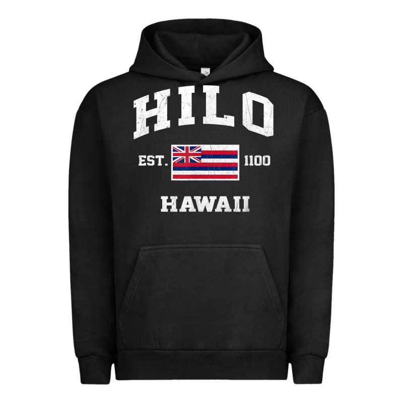 Hilo Hawaii Hi Vintage State Athletic Style T Shirt Urban Hoodie by linhVisuals | Teevron