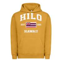 Pigment Peanut Butter hilo hawaii hi vintage state athletic style t shirt Urban Hoodie - linhVisuals