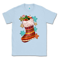 Dusty Blue christmas Classic Tee - CowGirlArtShop