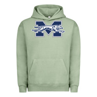 Pigment Oil Green moravian merch, greyhounds Urban Hoodie - linhVisuals