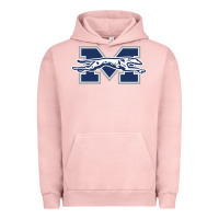 Pigment Salmon moravian merch, greyhounds Urban Hoodie - linhVisuals