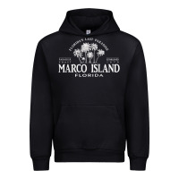 Black marco island fl florida's last paradise paradise coast raglan baseball Urban Hoodie - linhVisuals