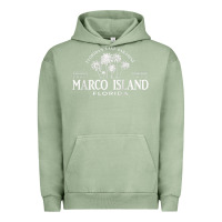 Pigment Oil Green marco island fl florida's last paradise paradise coast raglan baseball Urban Hoodie - linhVisuals