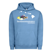 Pigment Pebble Blue humuhumunukunukuapua'a hawaii state fish t shirt Urban Hoodie - linhVisuals