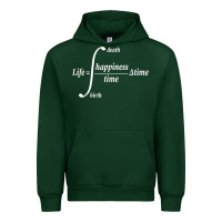 Forest Green math teacher integral of life happiness time geeky math Urban Hoodie - linhVisuals