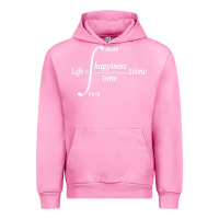 Fuchsia Pink math teacher integral of life happiness time geeky math Urban Hoodie - linhVisuals