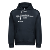 Navy math teacher integral of life happiness time geeky math Urban Hoodie - linhVisuals