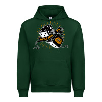 Forest Green Dirty honey Urban Hoodie - linhVisuals