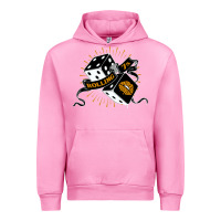 Fuchsia Pink Dirty honey Urban Hoodie - linhVisuals