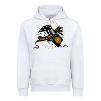White Dirty honey Urban Hoodie - linhVisuals