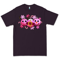 Plum pink christmas Premium Tee - CowGirlArtShop