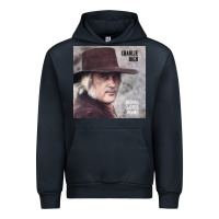 Navy charlie rich   behind closed doors Urban Hoodie - linhVisuals