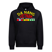 Black da nang vietnam war veteran military Urban Hoodie - linhVisuals