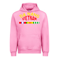 Fuchsia Pink da nang vietnam war veteran military Urban Hoodie - linhVisuals