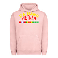 Pigment Salmon da nang vietnam war veteran military Urban Hoodie - linhVisuals