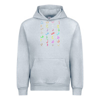 Heather Grey funny teachers, 28 arabic alphabet arabian letters birthday Urban Hoodie - linhVisuals