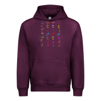 Mauve Wine funny teachers, 28 arabic alphabet arabian letters birthday Urban Hoodie - linhVisuals