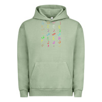 Pigment Oil Green funny teachers, 28 arabic alphabet arabian letters birthday Urban Hoodie - linhVisuals