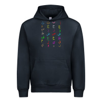 Navy funny teachers, 28 arabic alphabet arabian letters birthday Urban Hoodie - linhVisuals