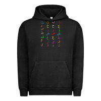 Pigment Black funny teachers, 28 arabic alphabet arabian letters birthday Urban Hoodie - linhVisuals