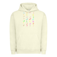 Pigment Pistachio funny teachers, 28 arabic alphabet arabian letters birthday Urban Hoodie - linhVisuals