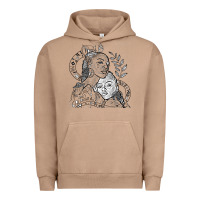 Pigment Burro chloe x halle playing one off at sob black white Urban Hoodie - linhVisuals