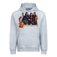 Heather Grey descendants poster Urban Hoodie - linhVisuals