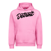 Fuchsia Pink DETROIT Urban Hoodie - linhVisuals