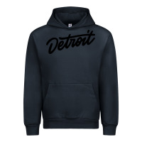 Navy DETROIT Urban Hoodie - linhVisuals