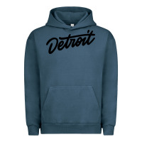 Pigment Midnight Navy DETROIT Urban Hoodie - linhVisuals